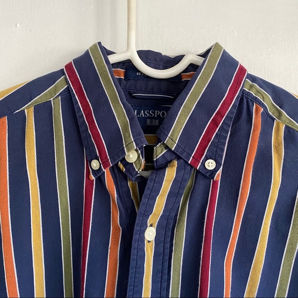 Blassport Multicolor Striped Long Sleeve Button-Up - Picture 3 of 5